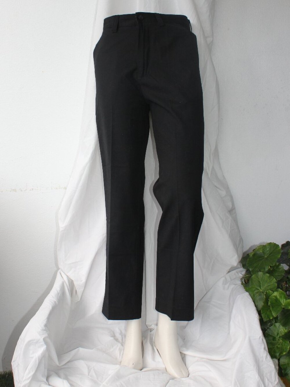 VTG Burberry London black ankle pants Made in Italy 6380380 size 30/XS